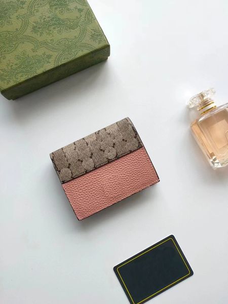2024 originale di alta qualità di lusso designer moda donna portafogli pochette da donna borsa carta di credito goffratura busta portafoglio con scatola sacchetti per la polvere