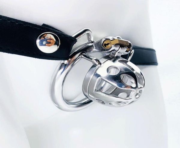 Массажная клетка для члена FRRK31, круглое кольцо с ремешком на поясе, мужское металлическое устройство для мужчин, игра для взрослых, секс-игрушка4821521