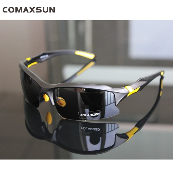 COMAXSUN Professionelle Polarisierte Fahrradbrille Fahrradbrille Outdoor Sport Sonnenbrille UV 400 2 Stil 240131