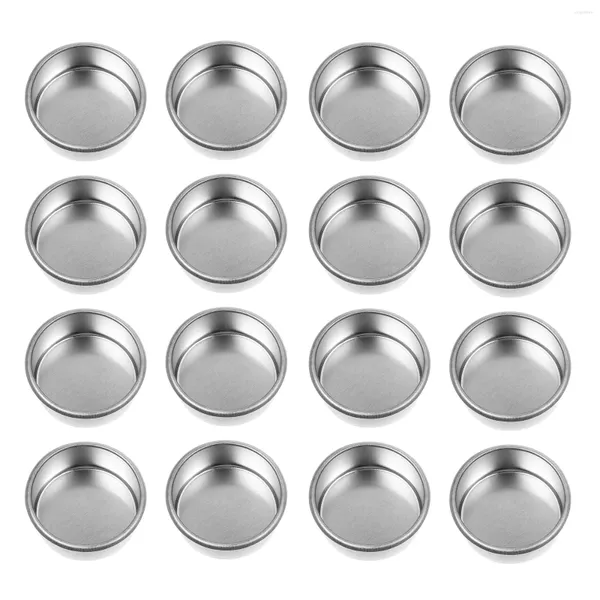 Titulares de vela 20 PCS PLAPLATE DA CUPLA VAZ PLÁSTICA RECECKERS TINS ​​TINS ​​LIMPAS DE TEPA CONFORAÇÃO DO CAPELAS DE CAPARES DE CAPARES DE CAPARES DO CAPASTICK