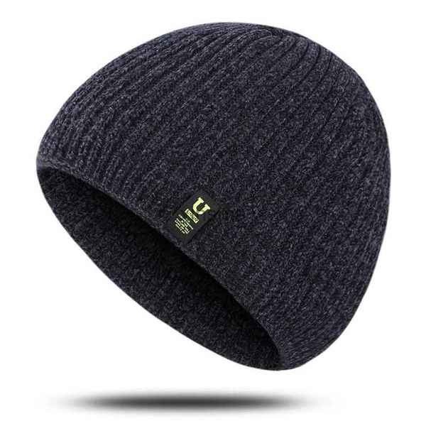 Beanie/Totenkopfkappen Herren Winterstrickmützen Weiche Stretch-Manschette Beanies Cap Bequeme warme Slouchy Beanie-Mütze Outdoor-Reiten Strickmütze für Frauen YQ240207