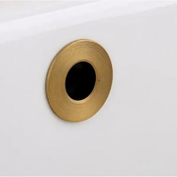 Rubinetti della cucina Design Lavabo da bagno/Coperchio per troppo pieno del lavandino/Anello da sei piedi in ottone Inserto ordinato per prodotto Sostituzione Cinque colori