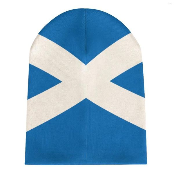 Berets Nation Schottland Flagge Land Strickmütze für Männer Frauen Jungen Unisex Winter Herbst Beanie Cap Warme Motorhaube