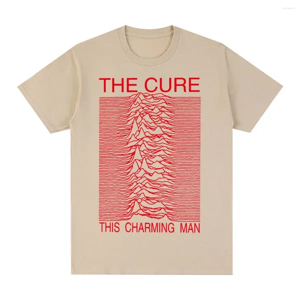 Homens Camisetas Joy Division The Cure Vintage T-shirt Robert Smith Marca de Moda Algodão Verão Legal Engraçado Homens Camisa Tee Camiseta Womens Tops