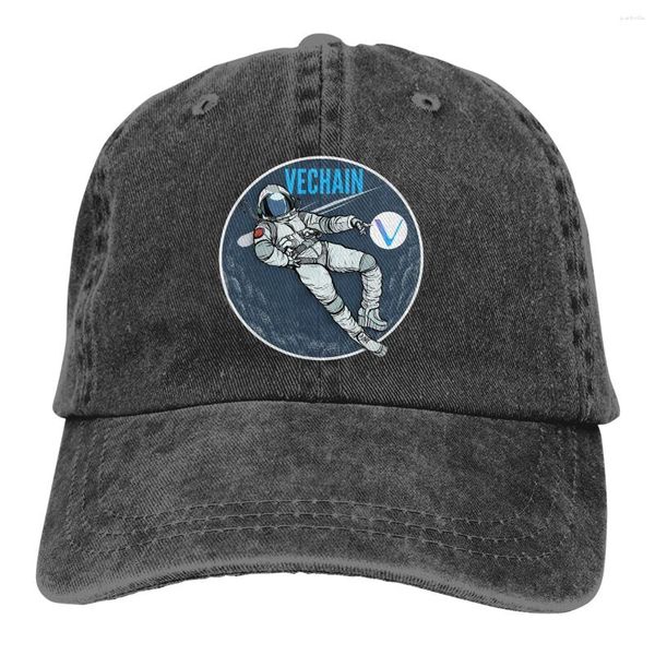 Ball Caps VET Crypto Chill Moon Man Baseball Cap Männer VeChain Münze Kryptowährung Farben Frauen Sommer Snapback