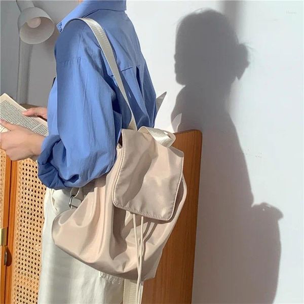 Rucksack, minimalistisch, große Kapazität, Nylon, täglicher Pendler, Herbst, einfaches Design, für Erwachsene, leicht, tragbar