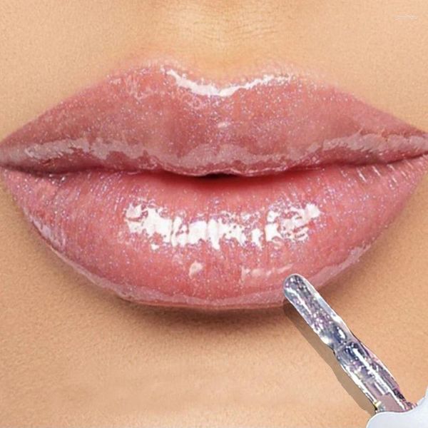 Lip Gloss Sdotter Espelho Água Glitter Clear Vidro Óleo Líquido Batom Lipgloss Hidratante Natural High Care