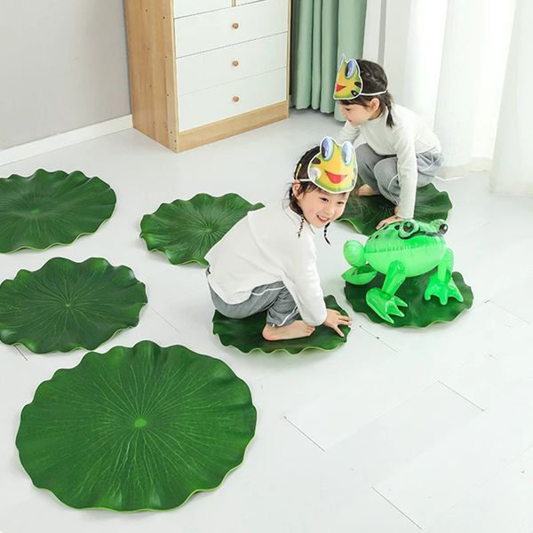 Strumenti di allenamento sensoriale Soft Lotus Leaf Pad Frog Jumping Foam Field Childrens Punteggi per esterno Punteggi asili per i giochi di giochi sportivi per la scuola materna 240202 240202