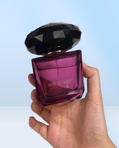 Lüks marka kadın parfüm 90ml pembe koku eau de toilette uzun ömürlü iyi koku edt bayan kız kristal parfum kolonya sprey 7637265