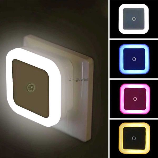 Luzes noturnas sem fio LED Night Light Sensor Iluminação Mini UE US Plug Nightlights Lâmpada para crianças Decoração de quarto Luzes Iluminação YQ240207