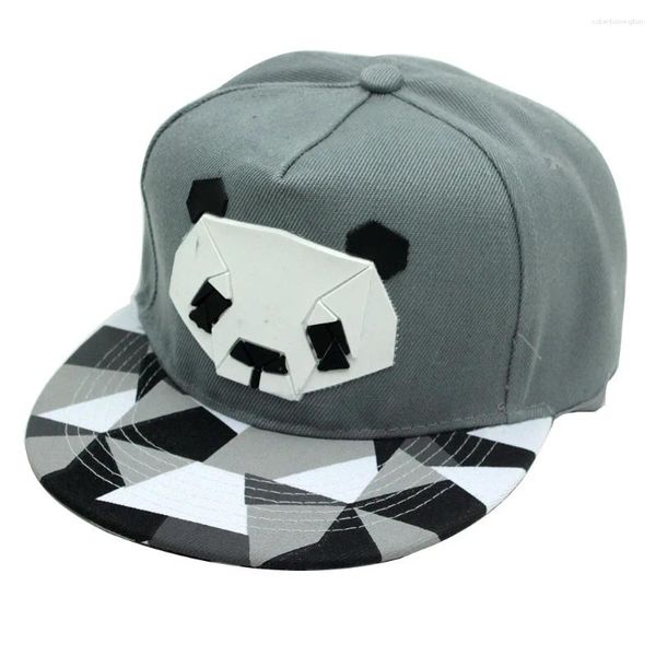 Ball Caps Erkekler 3D Panda Beyzbol Sokak Giyim Traend Trucker Karikatür Şapka Kadın Hip Hop Kapağı Ayarlanabilir Snapback Nakış Güneşi