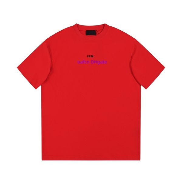 24SS Herren T-Shirt Designer Herrenhemd Mode Brief Gesticktes Etikett Kurzarm Lose T-Shirt Hemd Lässige Sommer Damen Top Kleidung 838