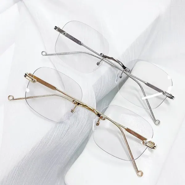 Óculos de sol proteção para os olhos miopia óculos confortável metal anti radiação quadro óculos ultraleve óculos ópticos escritório