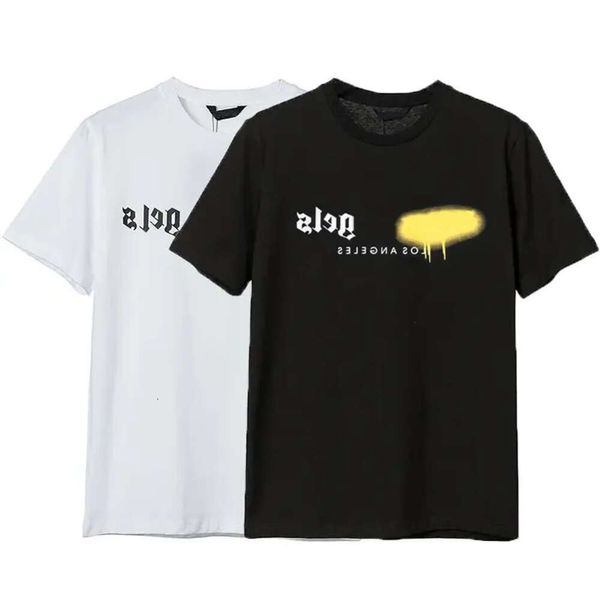 Designer PA T-Shirt Luxusmarke Kleidung Hemden Spray Herz Brief Baumwolle Kurzarm Frühling Sommer Flut Herren Damen T-Shirts 938