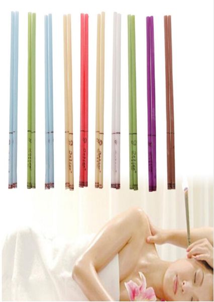 100PcsSet Ear Cleaner Ear Candle Wax Removal Ear Candles Tratamento Cuidados Saudável Oco Cone 7951034