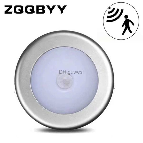 Luzes noturnas Sensor de movimento LED Night Light Human Body Induction Detector sem fio PIR Automático Luz / Off para iluminação de cabeceira em casa YQ240207