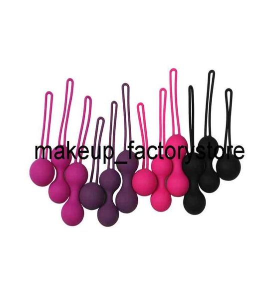 Massaggio giocattoli del sesso Per le donne Palla impermeabile Palline vaginali Esercizi magici di kegel Silicone femminile Koro Kegel geisha Dumbbe esercizio3061672