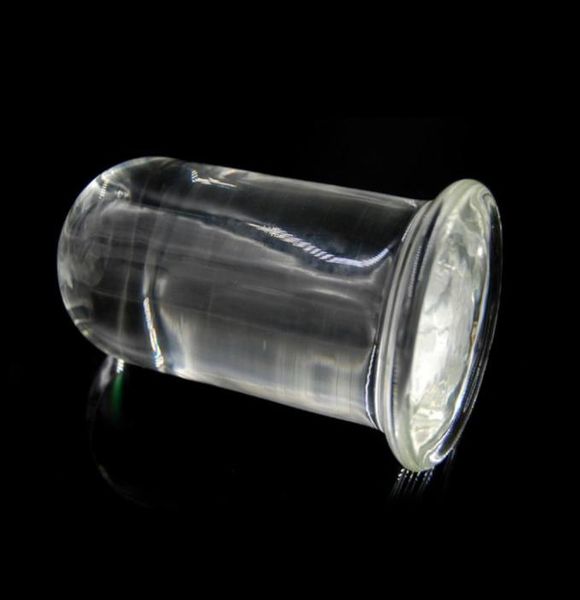 22ss Massaggiatore giocattolo del sesso Cilindrico in vetro trasparente Giocattoli del sesso Super Big Anal Dildo 60mm Diametro Enorme grande Butt Plug Tappi per ano vaginale D2778658