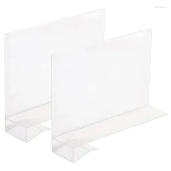 Haken Transparent Kleidung Teiler Holz Regal Organizer Für Kleidung Pullover Teiler Schrank Organisation Lagerung Liefert