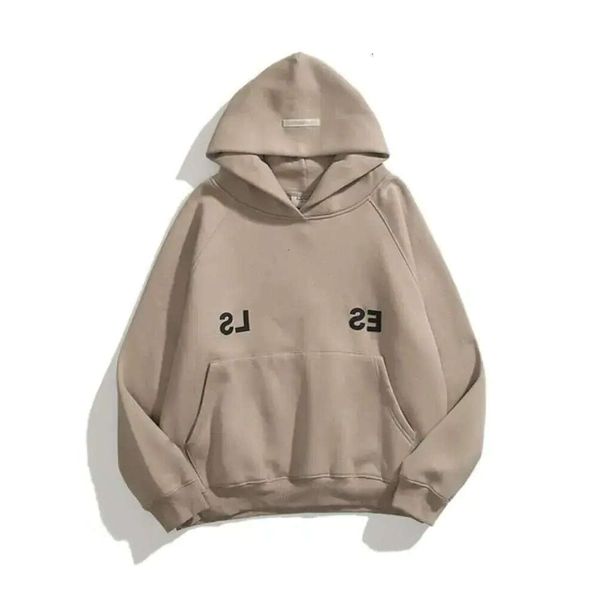 Essentialhoody Men Hoodies Designer Designer Maglie con cappuccio da donna Autumn Solid Color Letter Spazzante Strea pullover con cappuccio 986 61 514