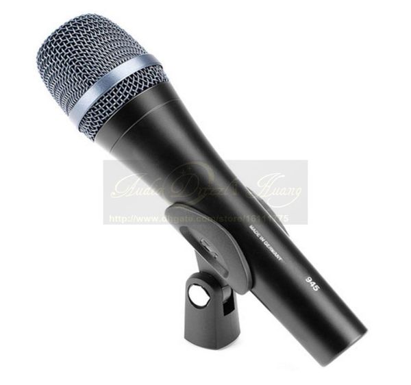 Profissional super cardióide portátil microfones dinâmicos vocal microfone com fio bobina móvel microfone para 945 sistema de karaokê ktv o mixer dj1472159