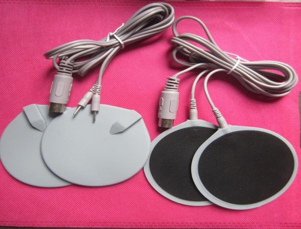 Almofadas de micro corrente de eletrodo com cabos para máquina de massagem de eletroestimulação 3714166