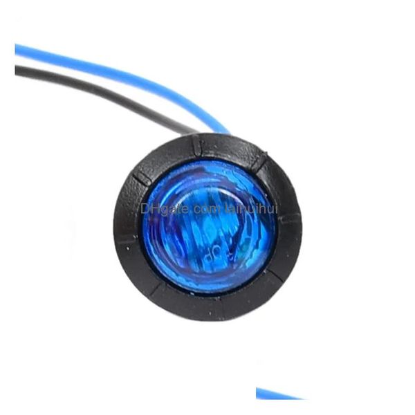 Altre luci di segnalazione Auto 24Vled Indicatore di bordo per camion leggeri Colorf Crystal Drop Delivery Cellulari Motociclette Accessori per l'illuminazione Dhd7G