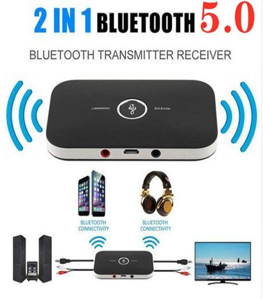 Adaptador de receptores de áudio Bluetooth Transmissor e receptor sem fio 2 em 1 Jack de 3,5 mm para TV Sistema estéreo doméstico Fones de ouvido Speaker32234561908