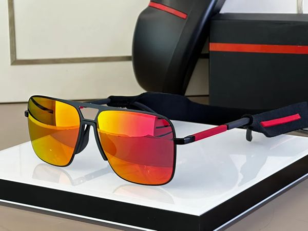 Designer-Sonnenbrillen Linea Rossa Impavid Brillenkollektion Sonnenbrillen Ultradünne, einteilige Silikon-Nasenpolster aus Metall, dynamische Outdoor-Sonnenbrille für Damen und Herren