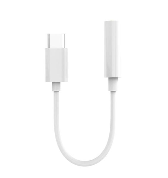 Typ C Stecker auf DC 3,5 mm Buchse Kopfhörerkabel Adapter USB 3.1 USB-C Stecker auf 3,5 AUX o Buchse für Huawei iPhone Smart Android Phone1108613