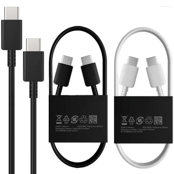 10 teile/los 1m 3ft Schnelle Schnell Lade PD Typ C USB-C Daten Sync Ladegerät Kabel Für Samsung S8 s10 S20 S21 Hinweis 10 HTC Ladung