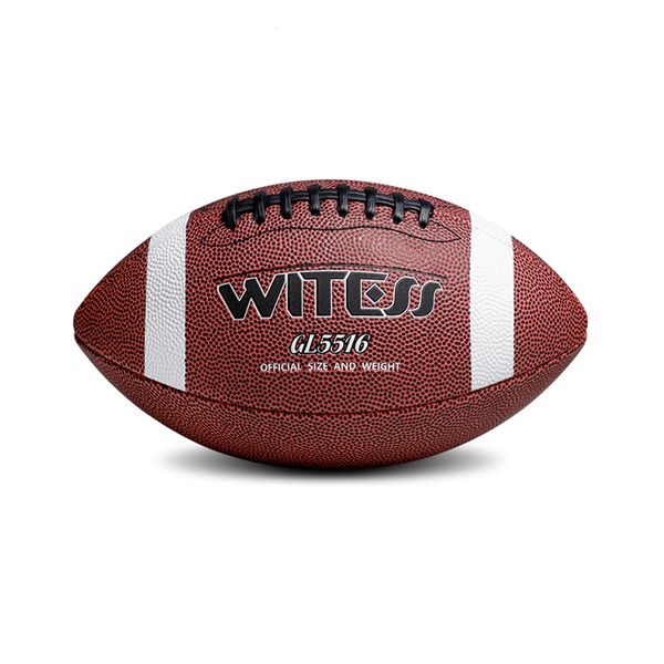 WITESS, размер #9, машинная вышивка, регби, искусственная кожа, официальный матч по американскому футболу для взрослых и мужчин, тренировочный оливковый мяч для клубов 240130