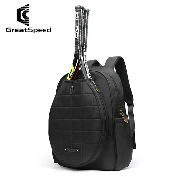 Greatspeed saco de tênis grande capacidade saco de badminton das mulheres adulto raquete de tênis dos homens amantes mochila de tênis padel tenis pacote 240131