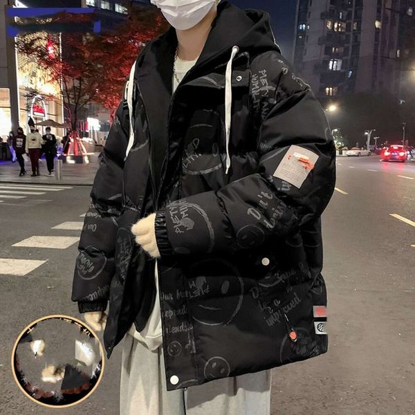 Толстовка НАСА на пуху, зима 2023, новая модная брендовая утолщенная студенческая и молодежная мужская повседневная куртка