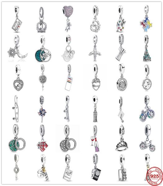 925 sterling silver ciondola il fascino nuovo tavolo da disegno camera house ciondolo perline perline charms braccialetto accessori gioielli fai da te8493709