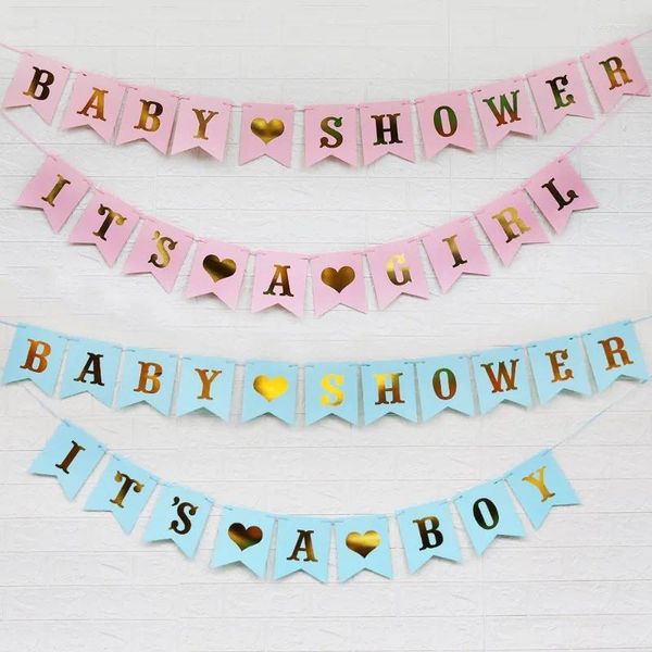 Halskette Ohrringe Set Baby's Geburtstag Brief Flagge Banner Party Dekoration