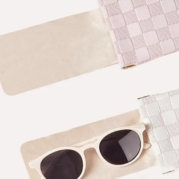 Borse portaoggetti Borsa in ecopelle Borsa per occhiali da sole alla moda Organizzatore per occhiali per donna Uomo Miopia portatile