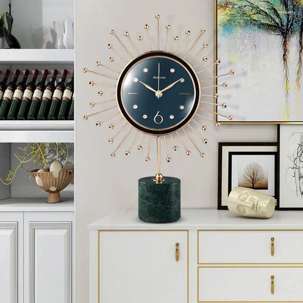 Relógios de parede Relógio moderno Home Quartz Silencioso Art Deco Clássico Sala de estar Ouro Preto Bateria Escritório Cozinha Reloj Decor