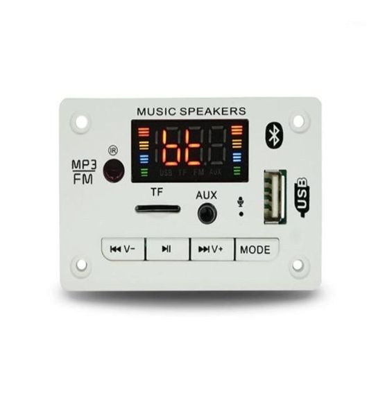 MP4-Player 12V Wireless Bluetooth 5.0 MP3 WMA Decoder Board o Modul Unterstützung USB TF AUX FM Aufnahmefunktion für Autozubehör13559652