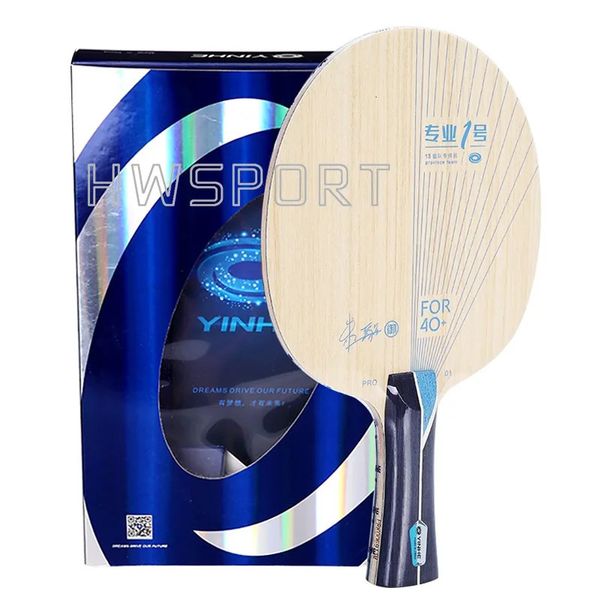 YINHE PRO 01 Lama da ping pong esterna blu in fibra ALC ultra offensiva da ping pong con scatola di imballaggio originale 240122