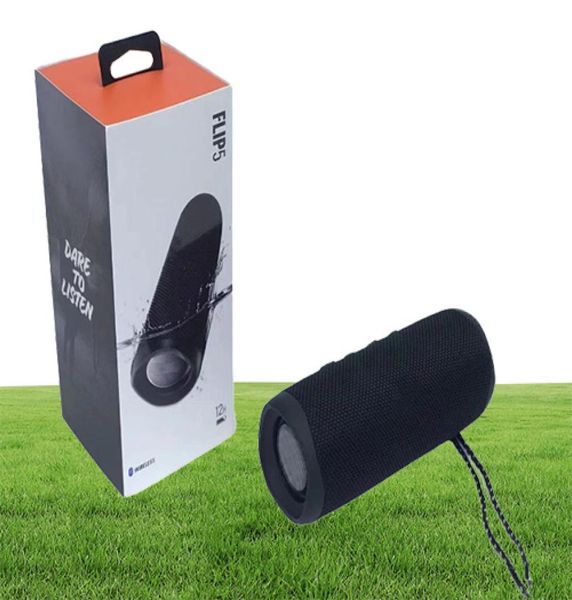 2021 JHL5 Mini Kablosuz Bluetooth Hoparlör Taşınabilir Açık Hava Sporları O iyi perakende kutu ile çift boynuz hoparlörler1911853