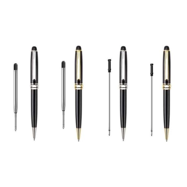 Kugelschreiber Großhandel Luxus einziehbarer Stift schwarze Tinte 0,5 mm Spitze für Männer Frauen Professionelles Executive Office Kreatives Geschenk D OT9RF