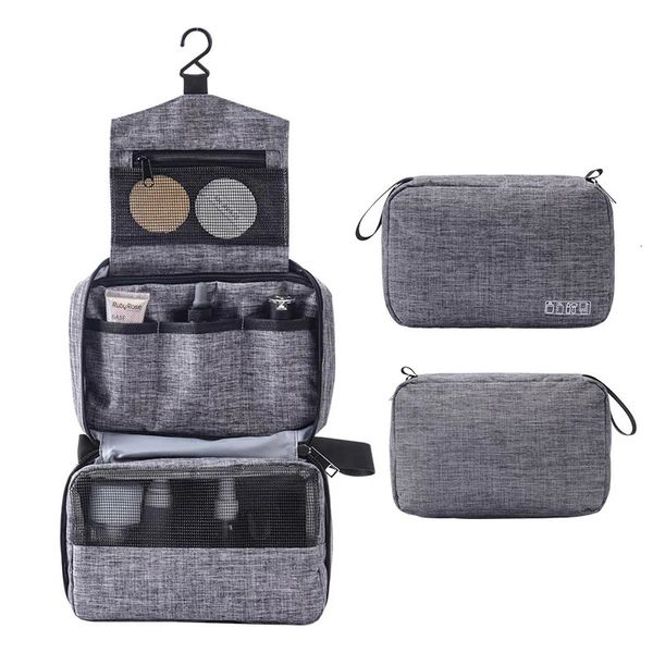 Borsa da toilette da viaggio sospesa per uomo e donna Borsa per trucco Cosmetica Estetista Borsa pieghevole Organizzatore per bagno e doccia toilettas 240122