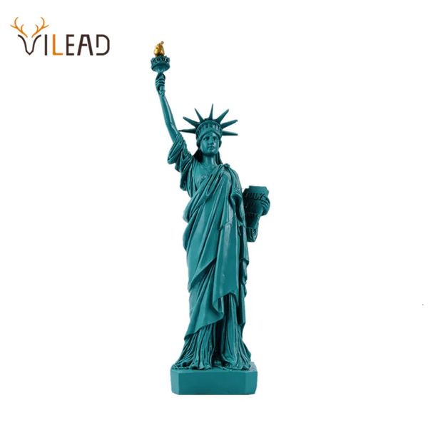 Vilead 30cm estátua da liberdade modelo acessórios de mesa colecionáveis lembranças de viagem york escritório casa interior decoração do quarto 240123