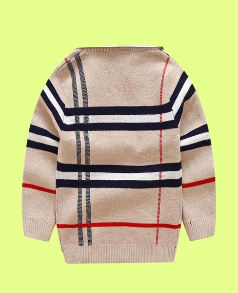 2022 Kids Designer Fashion Cardigan Sweater Sweater Knit Pullover de algodão Crianças Sweaters Jumper Wool Blends Boys Girls CLO9996149