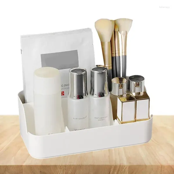 Aufbewahrungsboxen Make-up-Schubladenbox mit 6 Fächern Kosmetik Hautpflege Schminktisch Desktop für Schmuck Lippenstifte Stifte