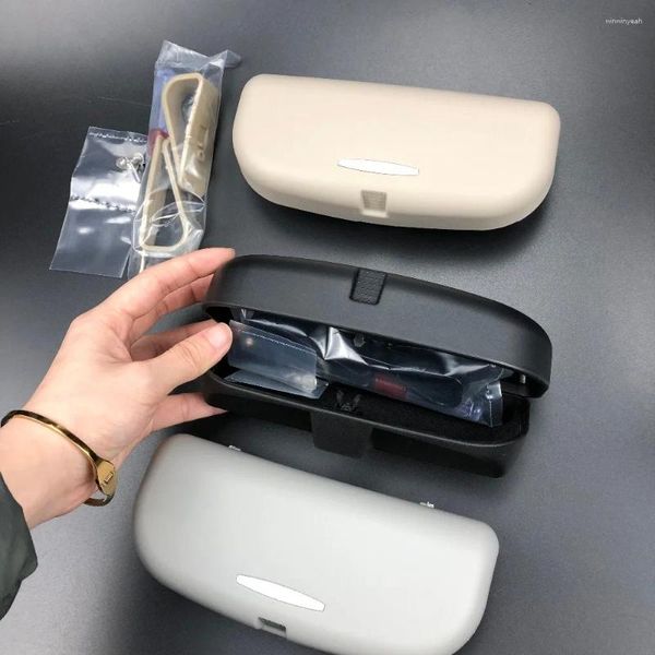 Accessori interni Custodia per occhiali con visiera parasole per auto per DACIA SANDERO STEPWAY Dokker Logan Duster Lodgy