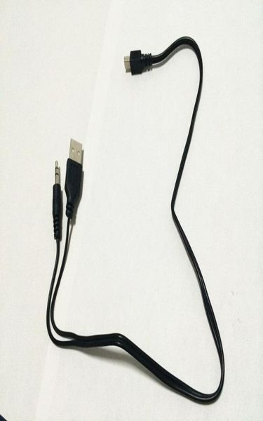 USB 2.0 para mini usb + cabo adaptador de carregador de áudio auxiliar de 3,5 mm para alto-falante7315734