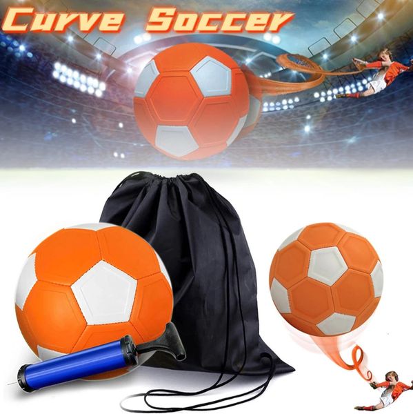 Esporte curva desviar bola de futebol brinquedo kicker ballfor crianças presente curvando chute ao ar livre jogo de treinamento 240130