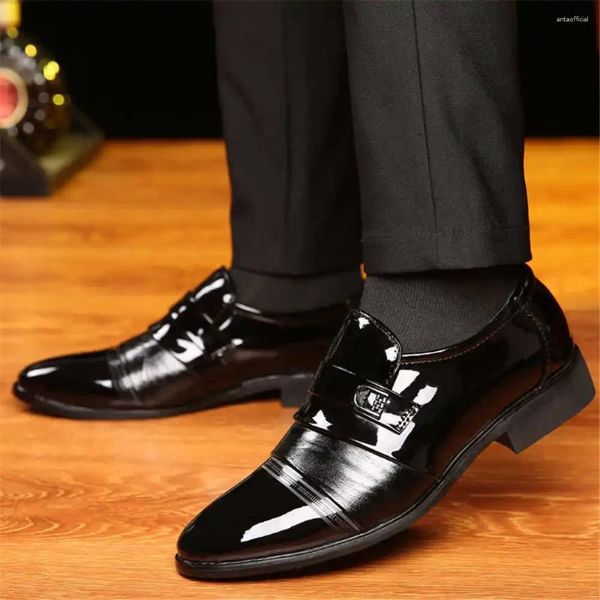 Sapatos de vestido de salto médio mocassini vestidos de casamento verão homens tênis casuais esportes tene super marca venda